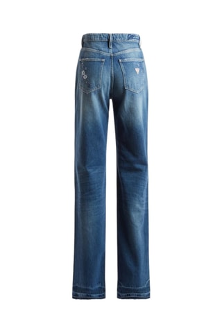 Calças de ganga direitas - Azul-marinho