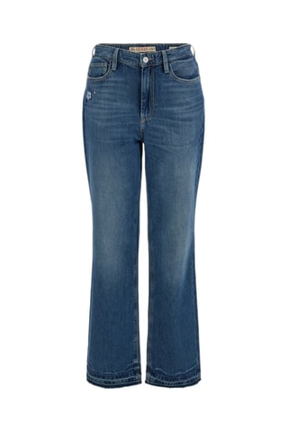 Calças de ganga direitas - Azul-marinho