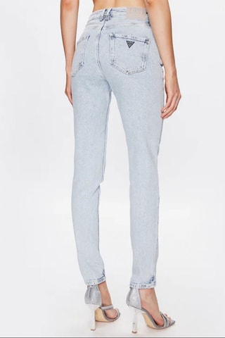 Vaquero skinny fit de tiro alto - Azul claro