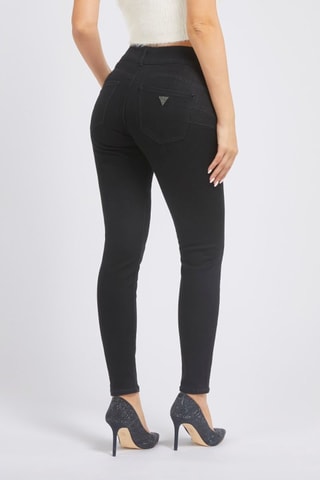 Vaquero skinny fit de tiro alto - Negro