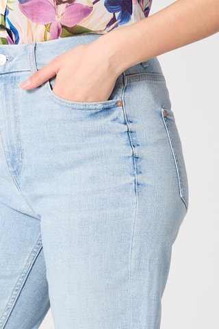 Vaquero skinny fit de tiro alto - Celeste