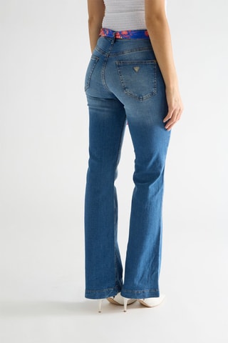Vaquero bootcut de tiro alto Fenice Boo - Azul cobalto