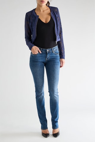 Vaquero slim fit Mid Rise - Azul