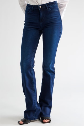 Vaquero bootcut de tiro alto Fenice boot - Azul