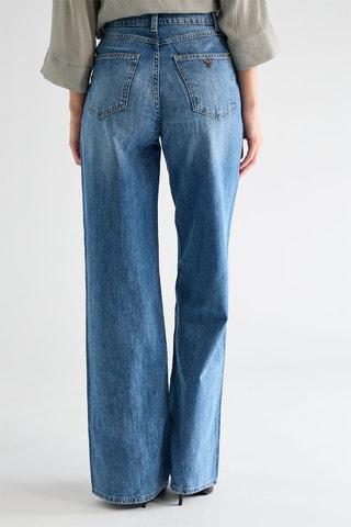 Vaquero flare de tiro alto Flavia - Azul marino