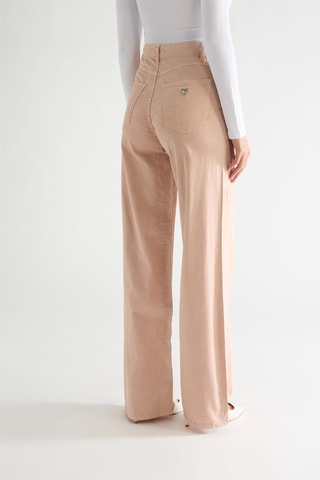 Jean flare taille haute Flavia - Rose clair