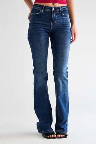 Vaquero skinny fit de tiro alto Fenice - Azul oscuro