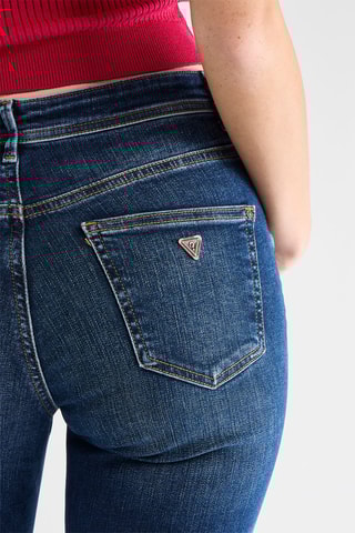 Vaquero skinny fit de tiro alto Fenice - Azul oscuro