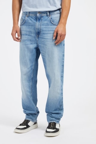 Calças de ganga regular Mike - Azul-claro