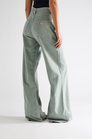 Jean tauille haute Bellflower - Vert clair