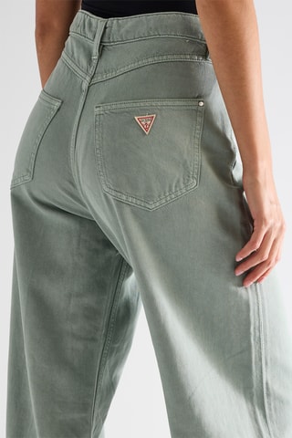 Jean tauille haute Bellflower - Vert clair