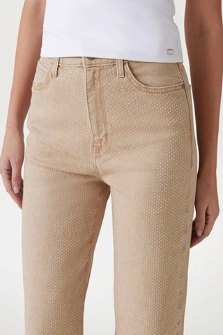 Calças de ganga wide legs The spirng bling - Bege