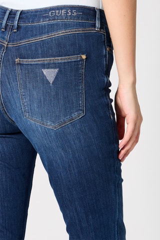 Vaquero skinny fit de tiro alto - Azul marino