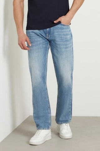 Jean en lin Rodeo - Bleu clair