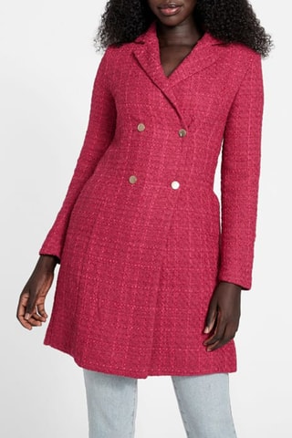 Abrigo de tweed - Rosa