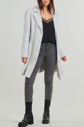 Abrigo de lana Loise - Gris claro