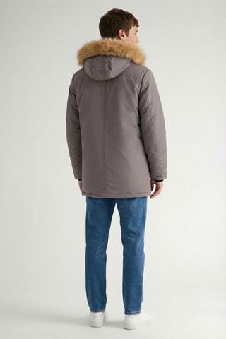 Parka à capuche Leon - Gris foncé