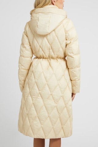 Abrigo con capucha Lucille - Beige