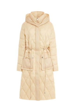 Abrigo con capucha Lucille - Beige