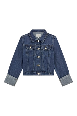 Veste en jean Lurex - Bleu foncé