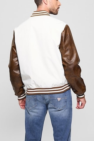 Teddy - Ecru et marron foncé