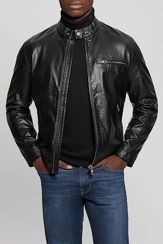 Veste Biker - Noir
