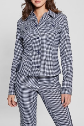 Veste Lilia - Bleu nuit et blanc