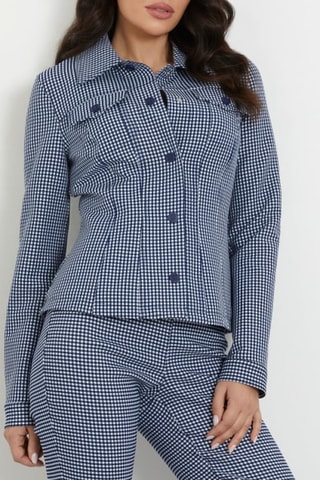 Veste Lilia - Bleu nuit et blanc