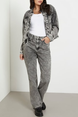 Veste en jean Clarette - Gris