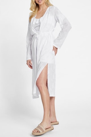 Veste longue - Blanc