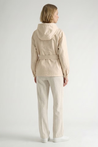 Chaqueta con capucha Dyan - Crudo