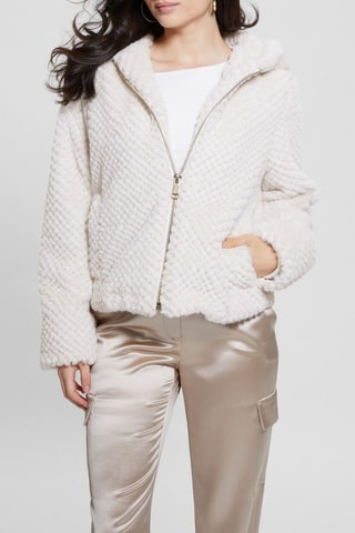 Chaqueta con capucha Theoline - Crudo