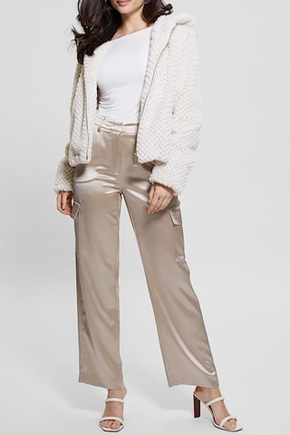 Chaqueta con capucha Theoline - Crudo