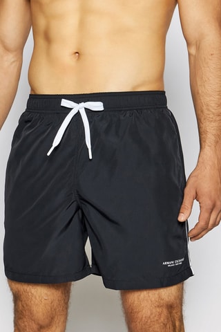 Bañador corto - Negro y blanco