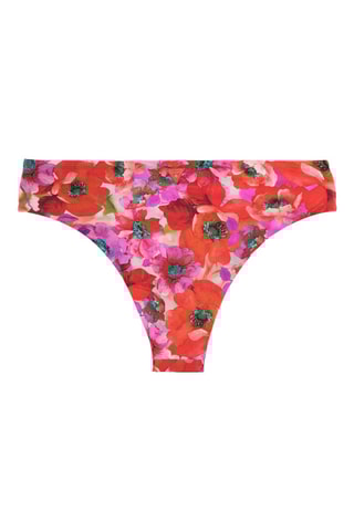 Bas de maillot taille haute - Rouge