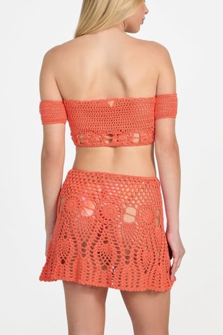 Crop top bustier - Corail