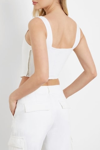 Crop top Neil - Blanco