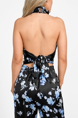 Crop top Treasure - Azul marino