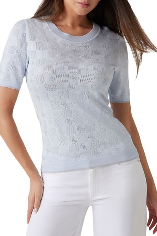 Top Rosie - Azul-celeste