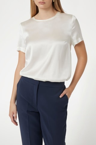 Top de seda Denise - Crudo