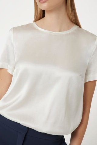 Top de seda Denise - Crudo