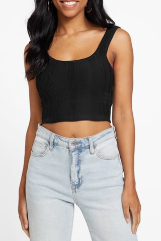 Crop top - Negro
