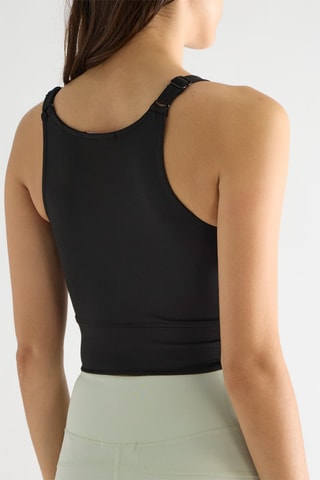 Crop top Olivia - Negro