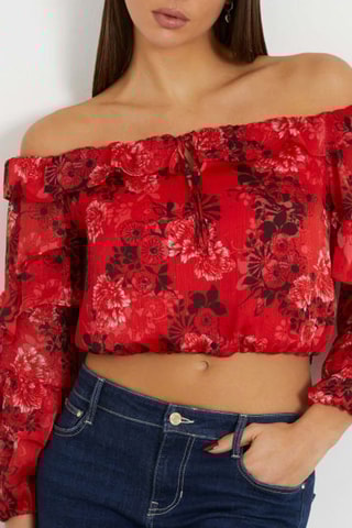 Crop top - Rouge