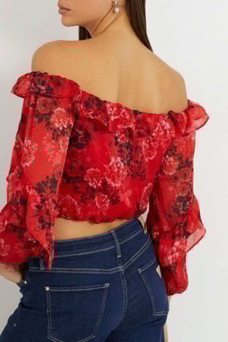 Crop top - Rouge