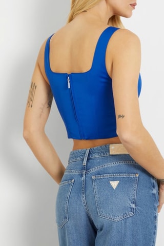 Crop top Sia - Azul rey