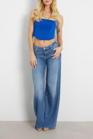 Crop top Sia - Azul rey