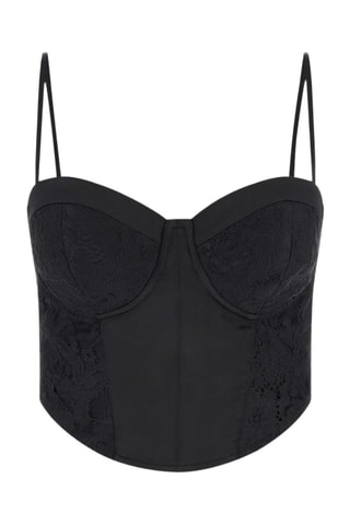 Crop top Kessa - Negro