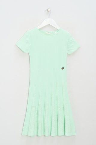 Robe plissée - Vert d'eau