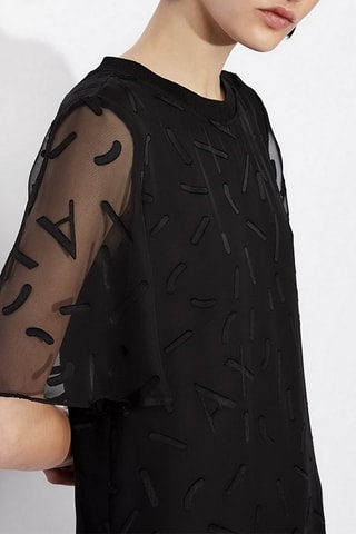 Vestido recto - Negro